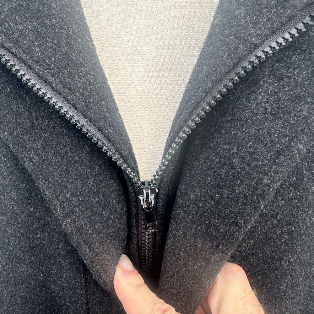 Afazzy New York men's gray/black wool coat size L - Picture 4 of 14